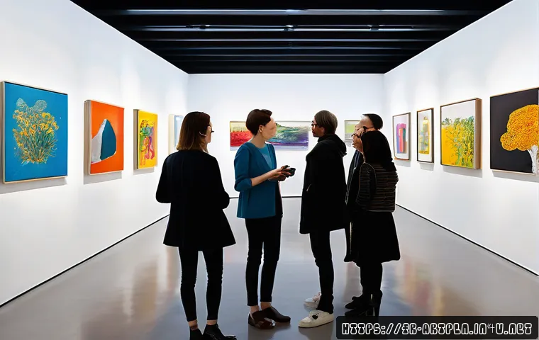미술문화기획사의 직무 관련 법적 이슈 - A professional art mediator conducting an educational workshop in a bright, modern gallery space in ...