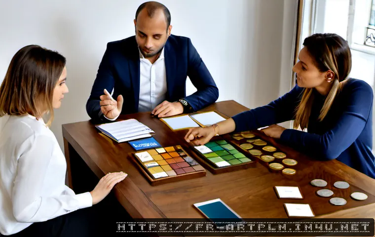 Home 17 미술문화기획사의 프로젝트 관리 노하우 - Photorealistic project management scene inside a contemporary Paris art cultural agency, diverse Fre...
